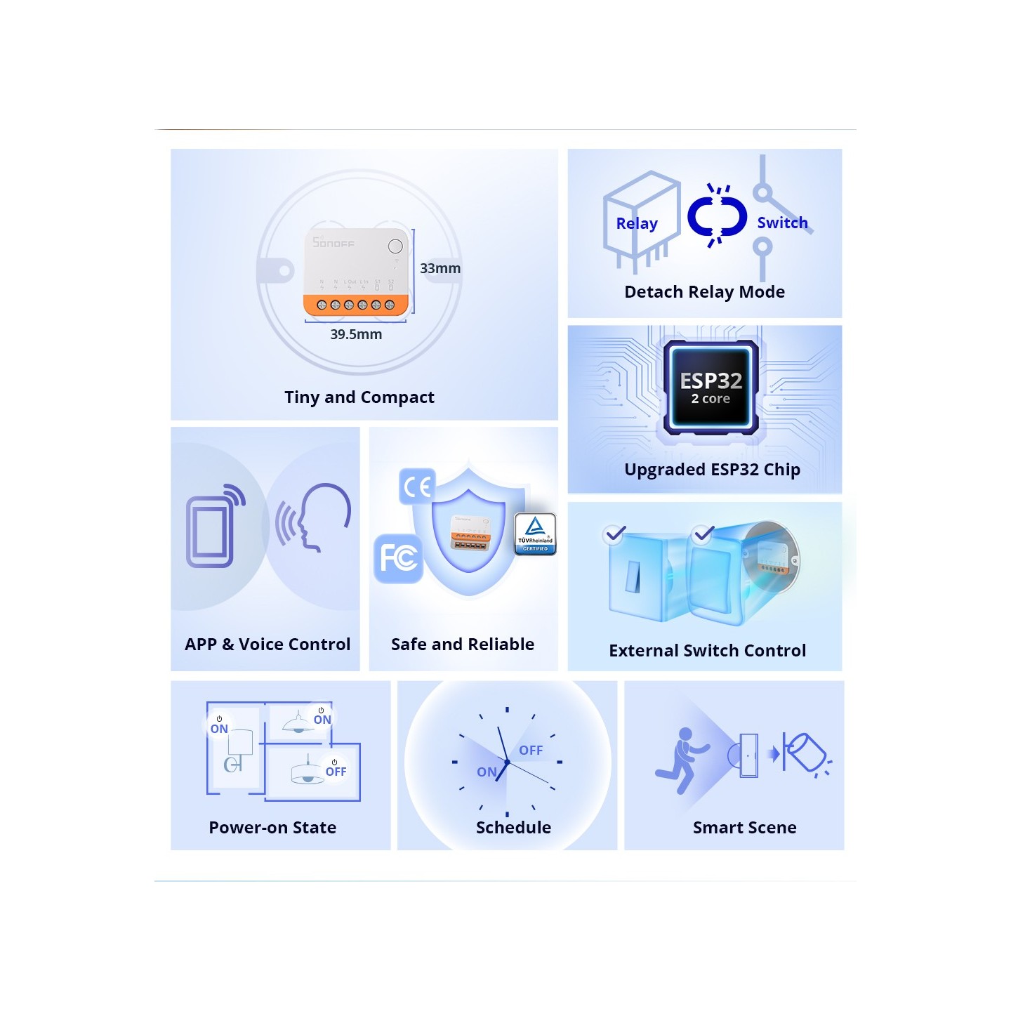 Sonoff WiFi Smart Switch - MINI R4 - WiFi — Buy in Cyprus with Fast Delivery