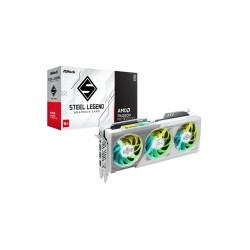 Buy ASRock Radeon RX 9070 XT - Steel Legend - 16GB GDDR6, 2970 MHz Boost, ARGB, ... in Cyprus, Nicosia, Limassol, Larnaka, Pafos