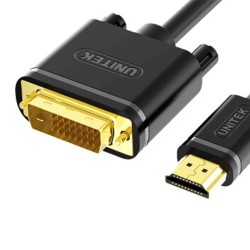 Buy Unitek VC HDMI to DVI 24+1 1.5m Cable (Dual Direction) - Y-C217E - HDMI to D... in Cyprus, Nicosia, Limassol, Larnaka, Pafos