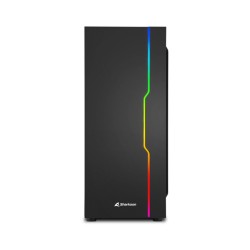 Buy Sharkoon RGB Slider - Mid Tower PC Case - Black, Tempered Glass, RGB, ATX/mA... in Cyprus, Nicosia, Limassol, Larnaka, Pafos