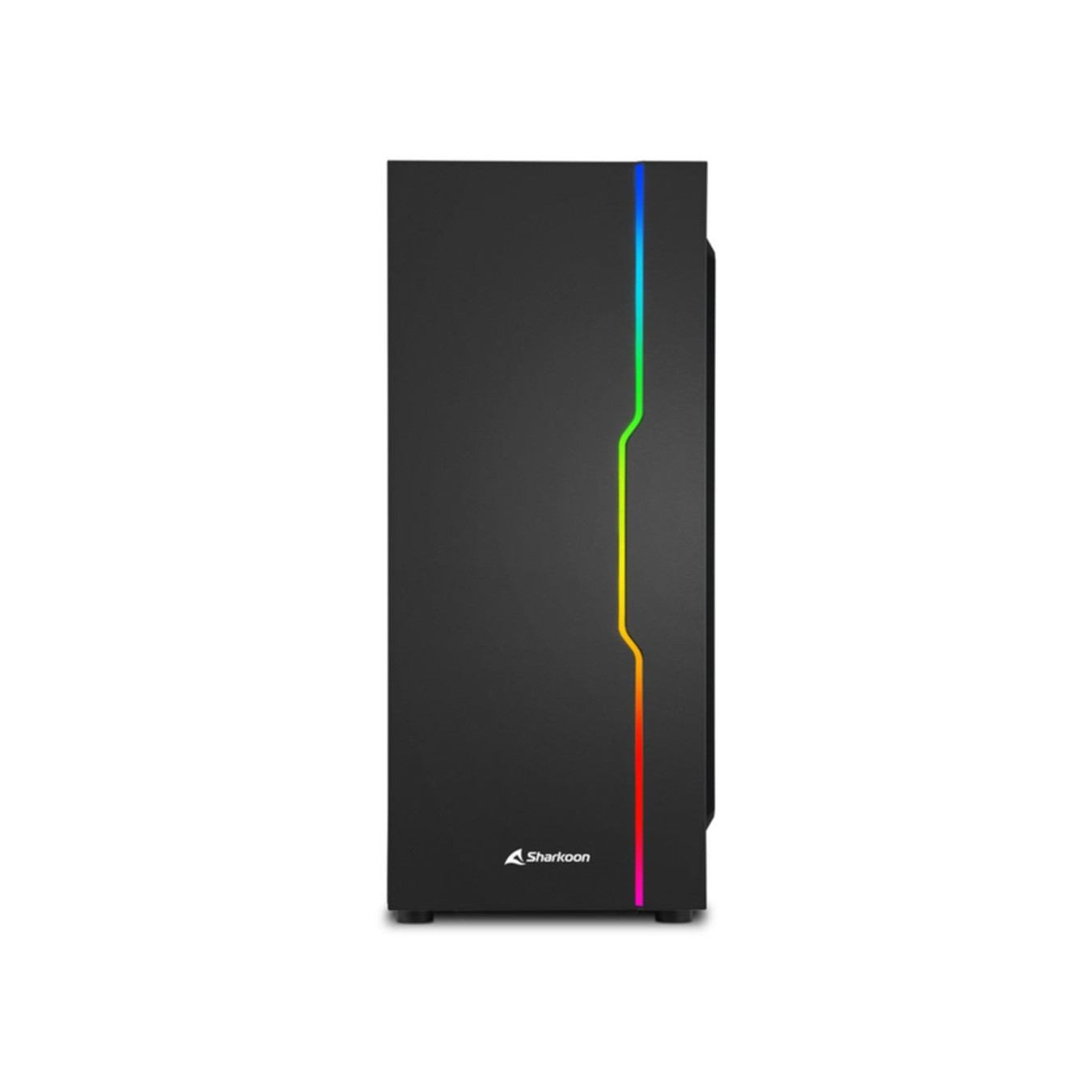 Sharkoon RGB Slider - Mid Tower PC Case - Black, Tempered Glass, RGB, ATX/mATX/Mini-ITX, 335mm GPU