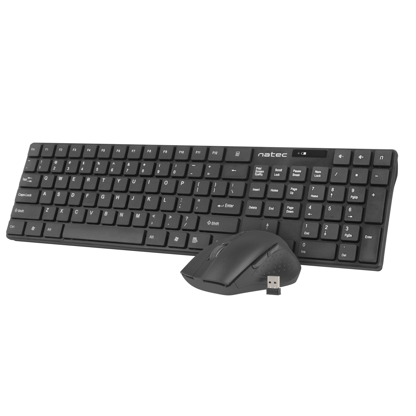 Natec Stingray Wireless Keyboard & Mouse Combo NZB-1440 - Black (Boxed) — Buy in Cyprus with Fast Delivery