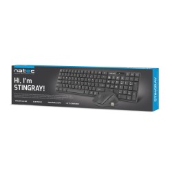 Natec Stingray Wireless Keyboard & Mouse Combo NZB-1440 - Black (Boxed) — Buy in Cyprus with Fast Delivery