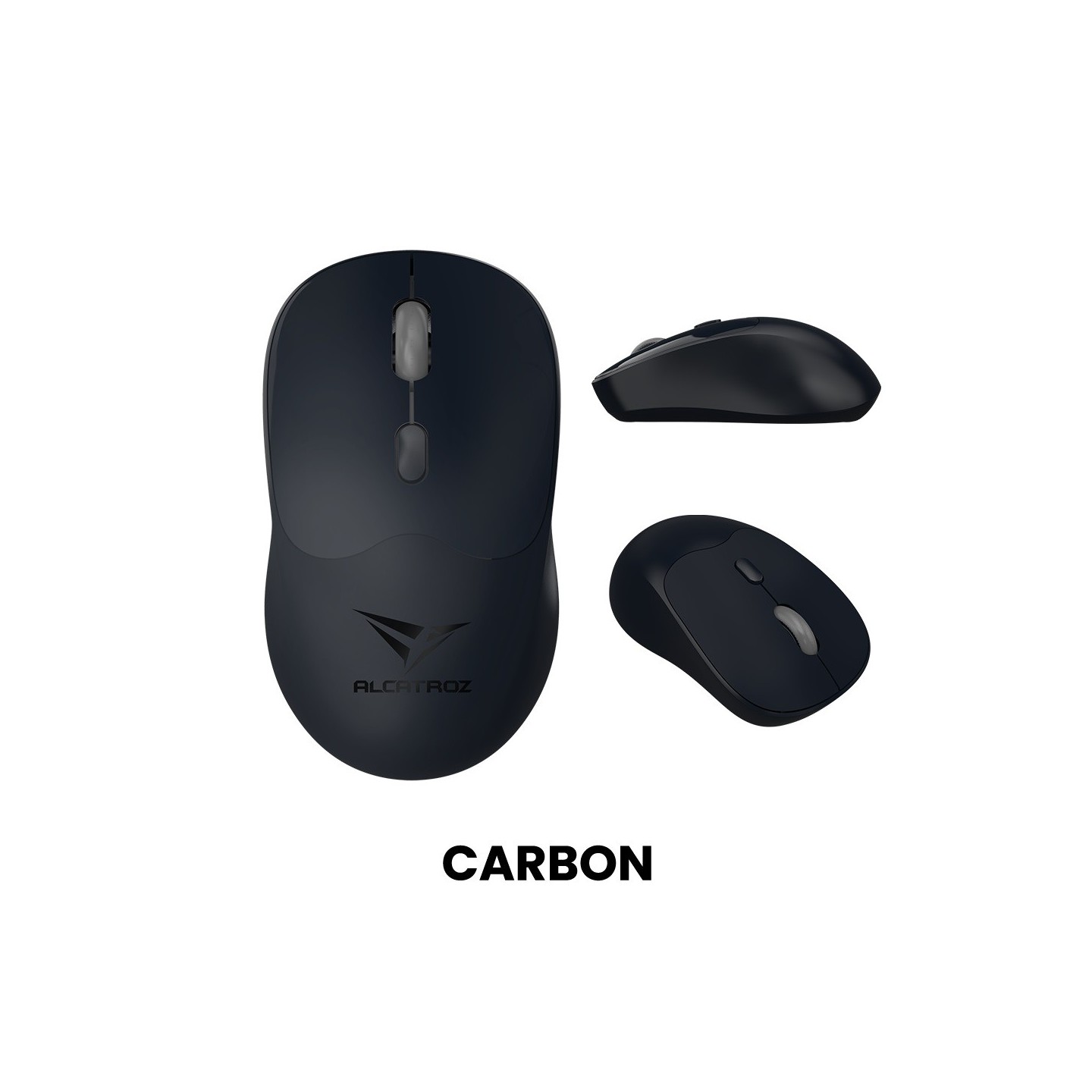 Alcatroz AIRMOUSE DUO 6 Silent Wireless/BT Mouse 800-1600 DPI - Black (2025) (Boxed) — Buy in Cyprus with Fast Delivery