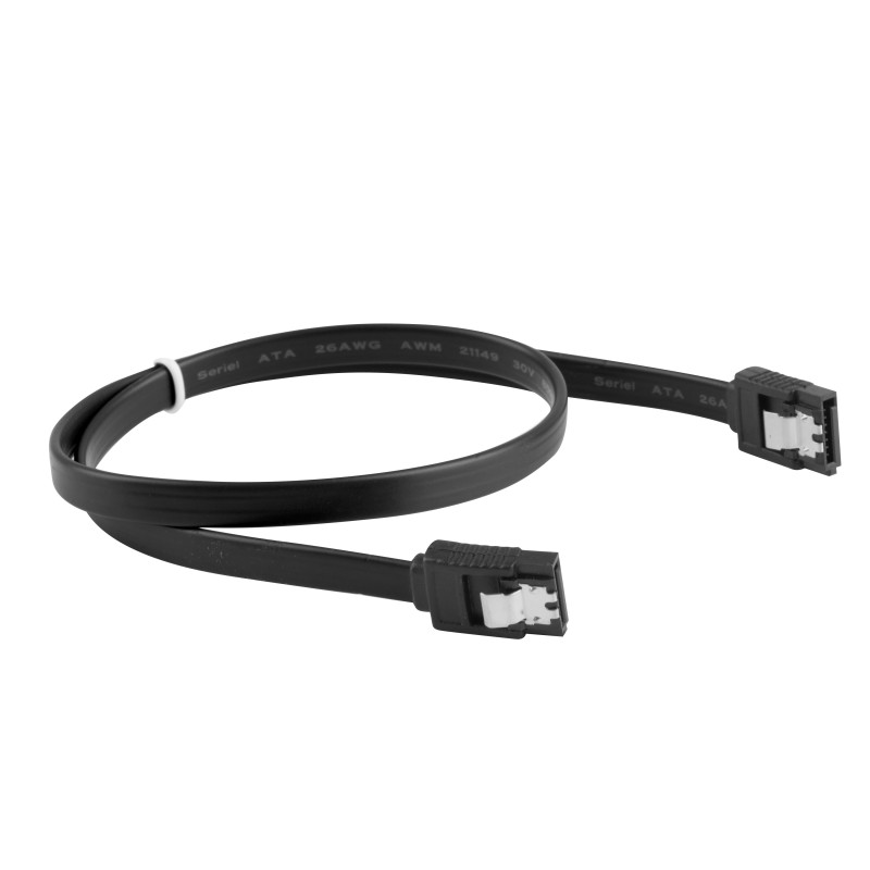 Buy Lanberg SATA III Cable - 70cm Black in Cyprus, Nicosia, Limassol, Larnaka, Pafos