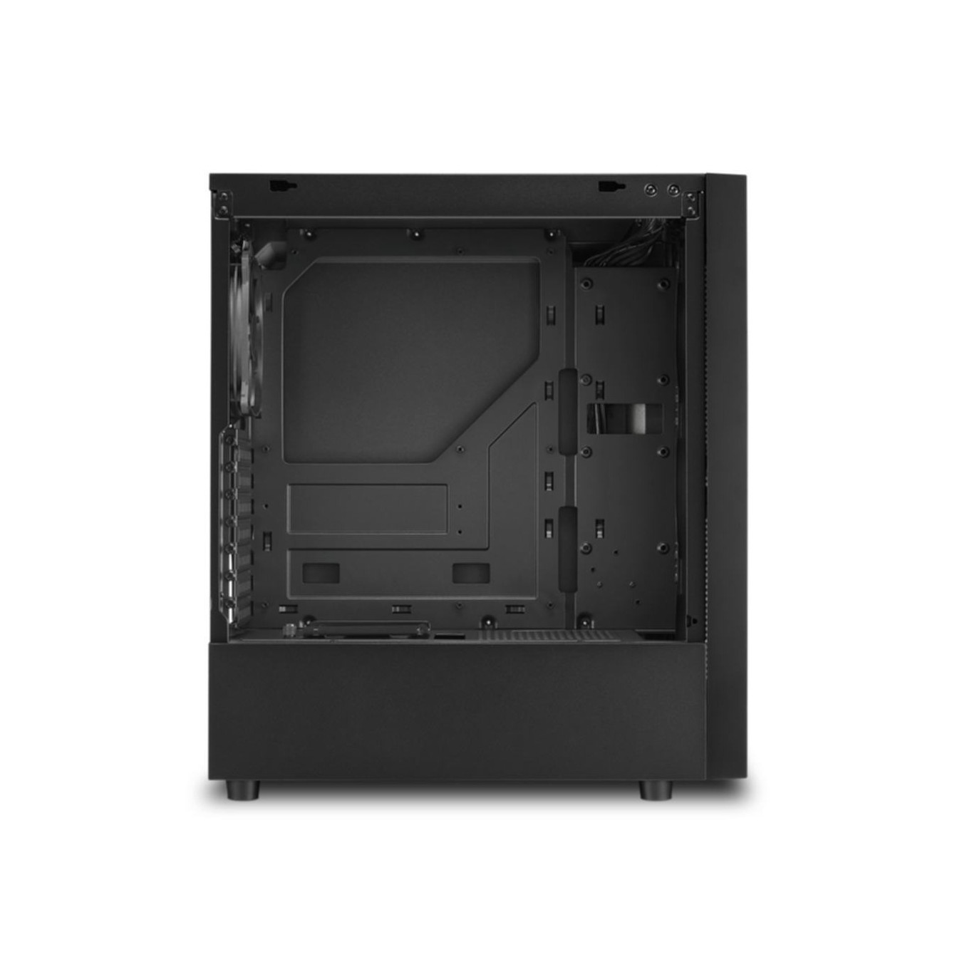 Sharkoon RGB Slider - Mid Tower PC Case - Black, Tempered Glass, RGB, ATX/mATX/Mini-ITX, 335mm GPU