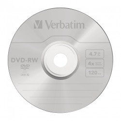 Buy Verbatim DVD-RW 4.7GB 4X 5-Pack Jewel Case Matt Silver - 43285 - DVD-RW 4.7G... in Cyprus, Nicosia, Limassol, Larnaka, Pafos
