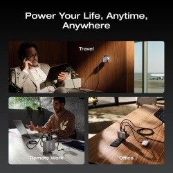 Buy EcoFlow Charge Wall RAPID Pro - 140W 4 Ports GaN UK Silver in Cyprus, Nicosia, Limassol, Larnaka, Pafos