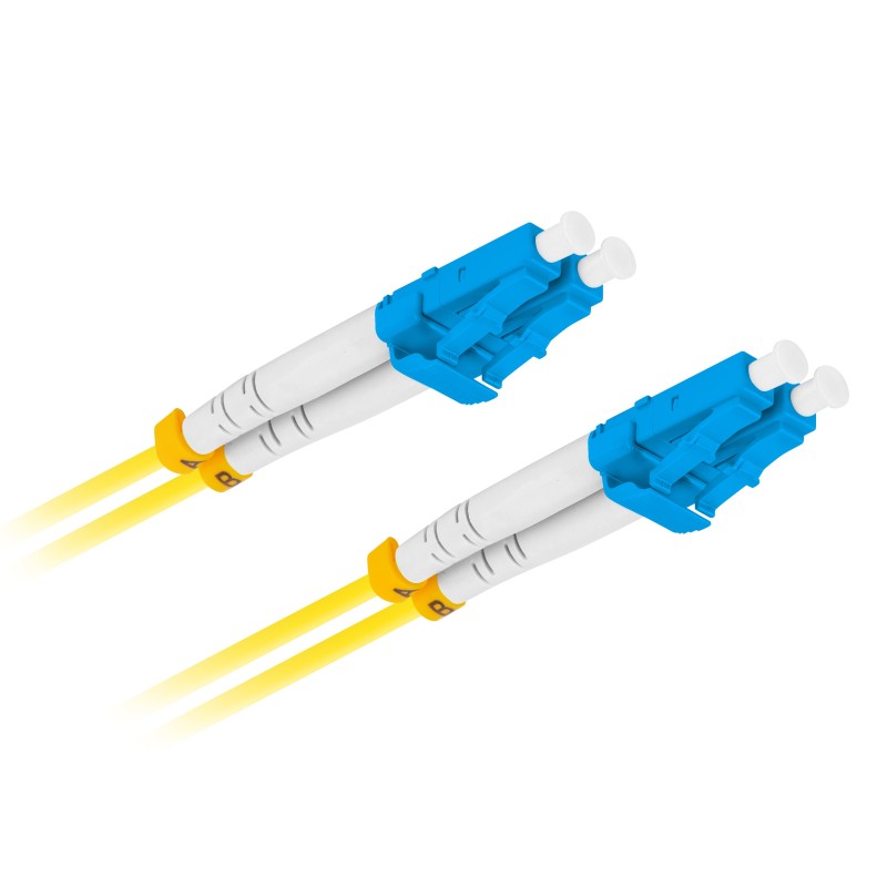 Buy Lanberg Fiber Optic Patch Cord - SM LC UPC-LC UPC Duplex LSZH 1.0m in Cyprus, Nicosia, Limassol, Larnaka, Pafos