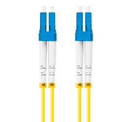 Buy Lanberg Fiber Optic Patch Cord - SM LC UPC-LC UPC Duplex LSZH 1.0m in Cyprus, Nicosia, Limassol, Larnaka, Pafos