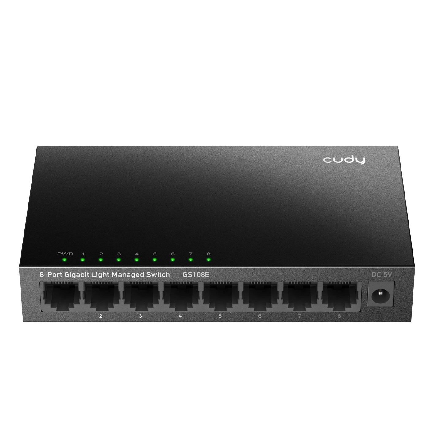 Cudy Switch - GS108E - Gigabit Ethernet Light Managed 8-Port — Buy in Cyprus with Fast Delivery
