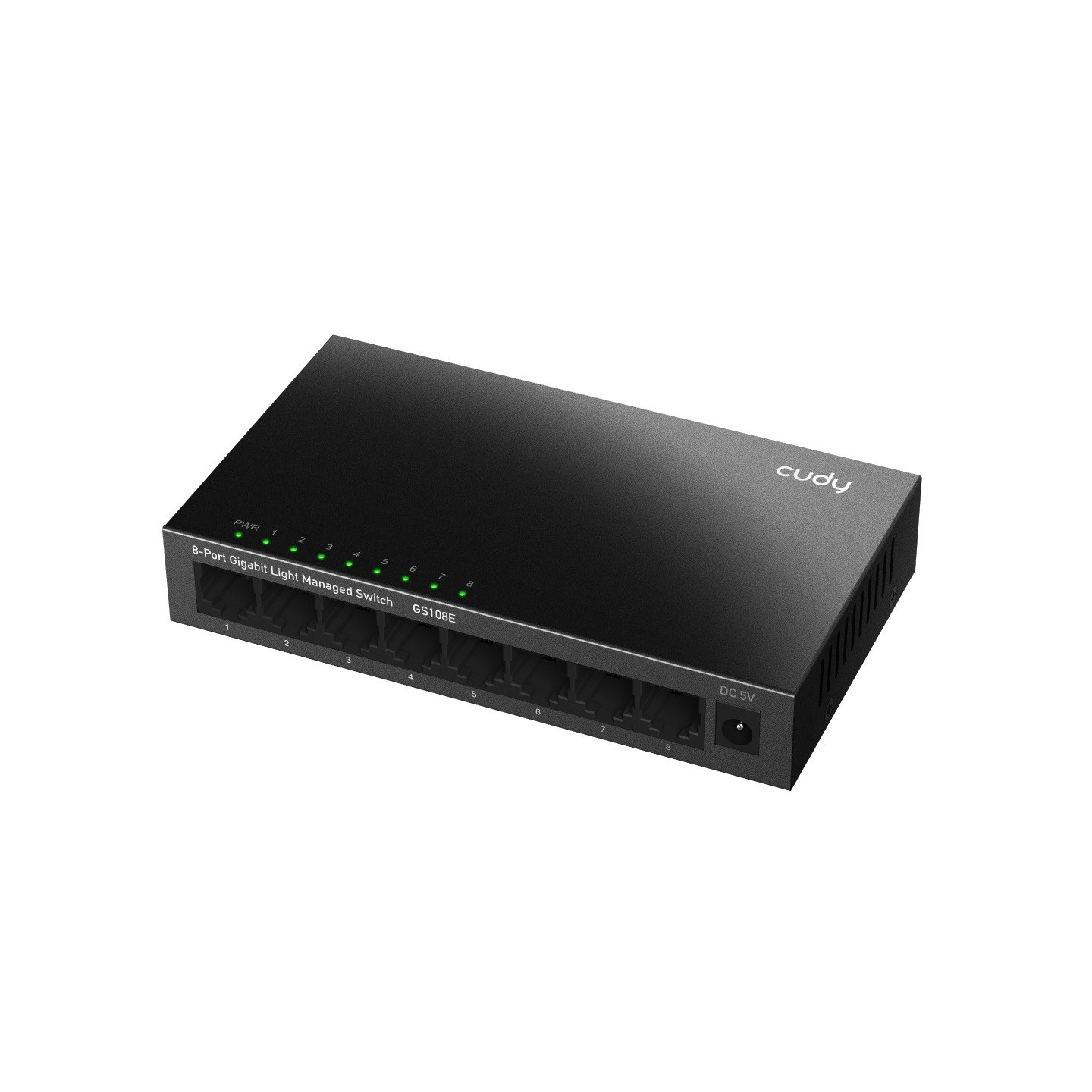 Cudy Switch - GS108E - Gigabit Ethernet Light Managed 8-Port — Buy in Cyprus with Fast Delivery