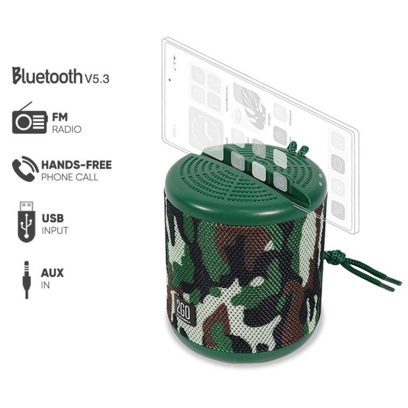 Buy SonicGear AudioBox - 2GO-Dock100 - Portable BT FM Speaker with Dock Camo in Cyprus, Nicosia, Limassol, Larnaka, Pafos