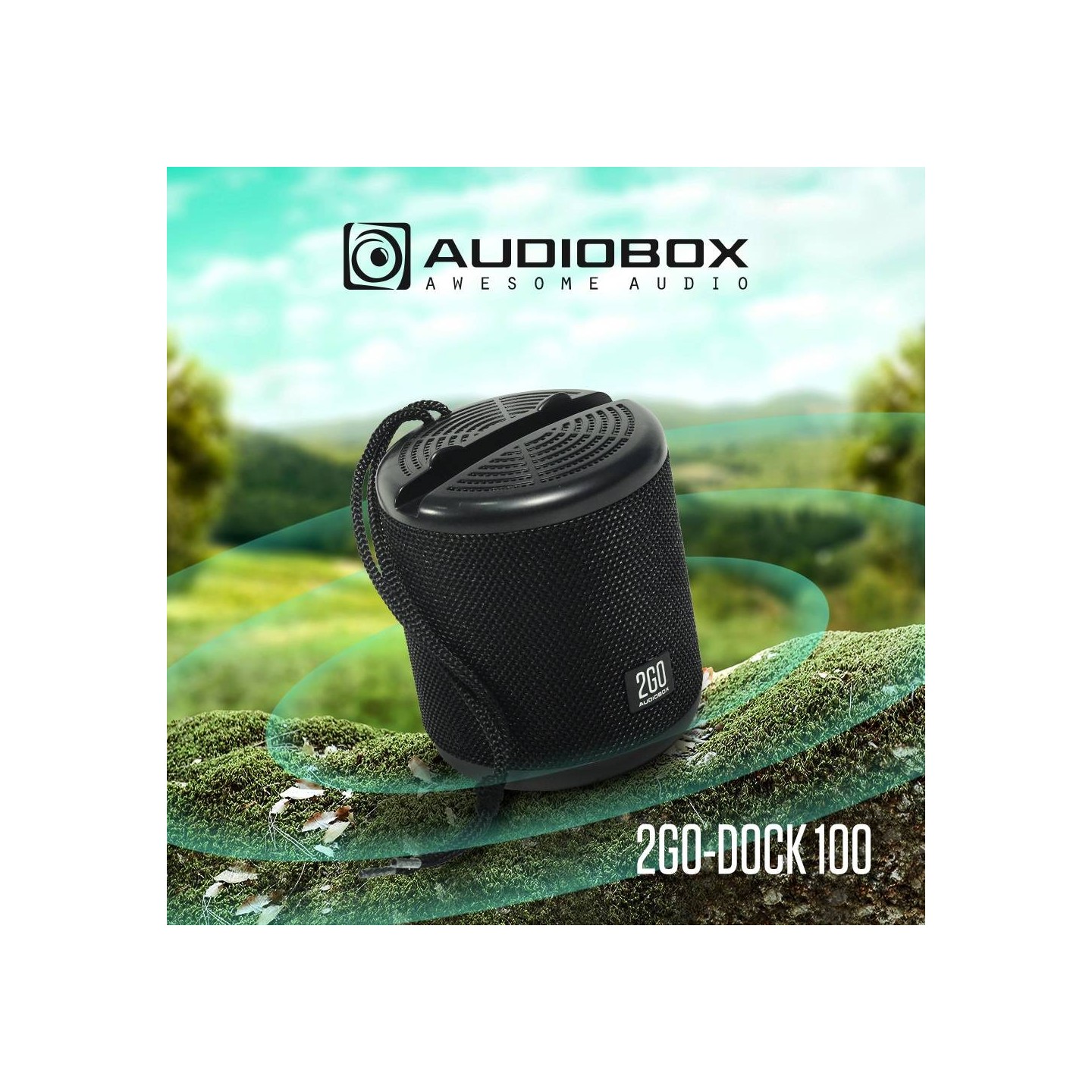 SonicGear AudioBox - 2GO-Dock100 - Portable BT FM Speaker with Dock Camo — Buy in Cyprus with Fast Delivery