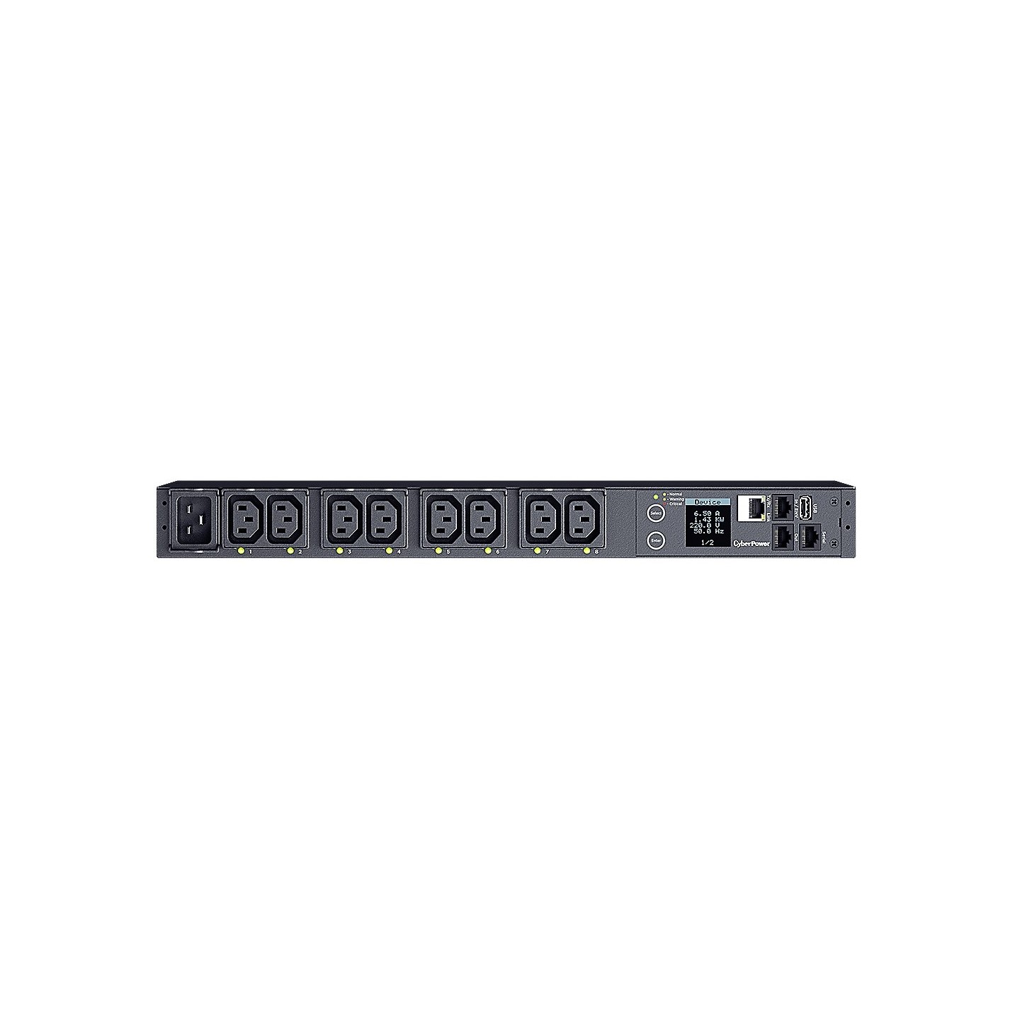 CyberPower PDU - PDU41005 - 8 Outlets 16A Remote Managing & Switching — Buy in Cyprus with Fast Delivery