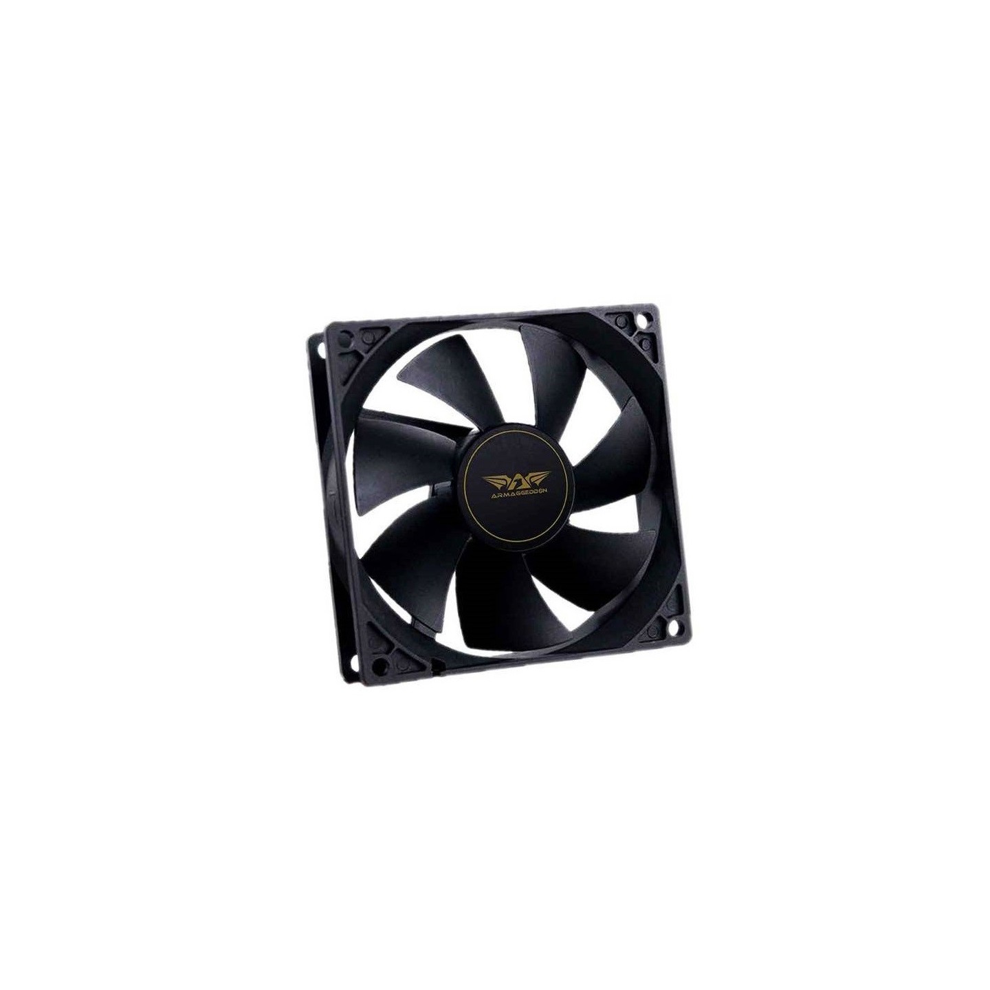 Armaggeddon SILENT-12 120mm Case Fan - Hydro Bearing 1100 RPM 30.5 CFM Black - SILENT12BLK (Boxed)