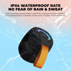 Buy SonicGear Portable Speaker - SONICGO! 5 - TWS BT USB FM RGB Carbon Black in Cyprus, Nicosia, Limassol, Larnaka, Pafos