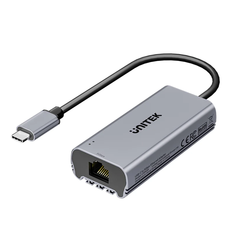 Unitek Converter USB-C to LAN - U1343A - 5GbE Ethernet — Buy in Cyprus with Fast Delivery