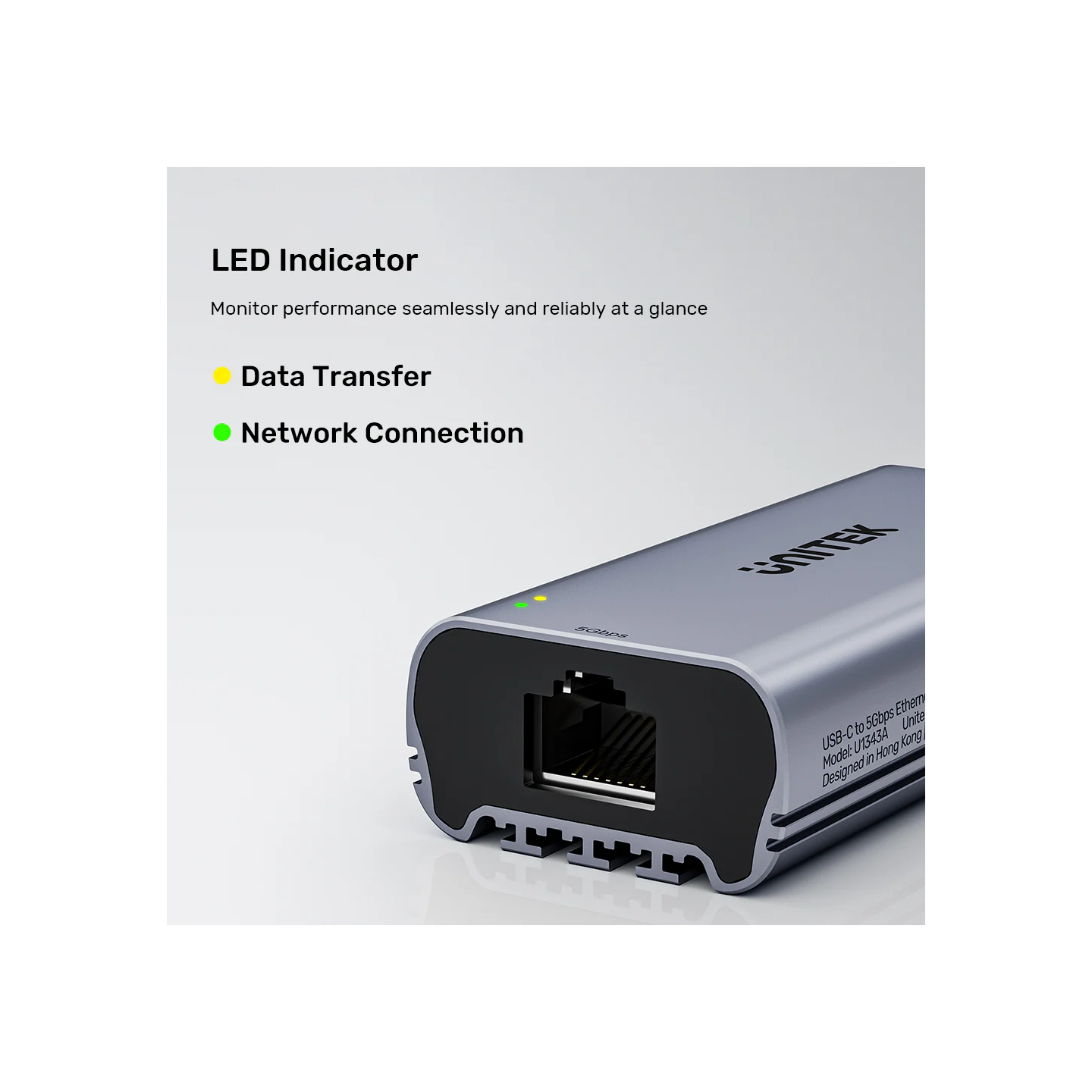 Unitek Converter USB-C to LAN - U1343A - 5GbE Ethernet — Buy in Cyprus with Fast Delivery
