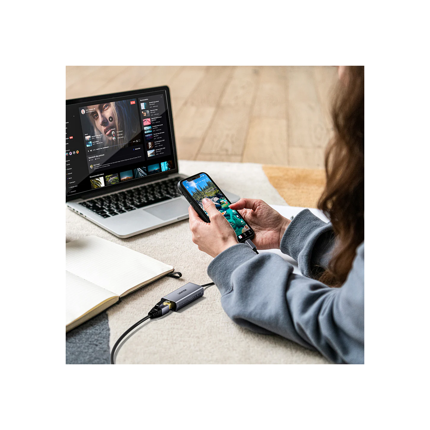 Unitek Converter USB-C to LAN - U1343A - 5GbE Ethernet — Buy in Cyprus with Fast Delivery