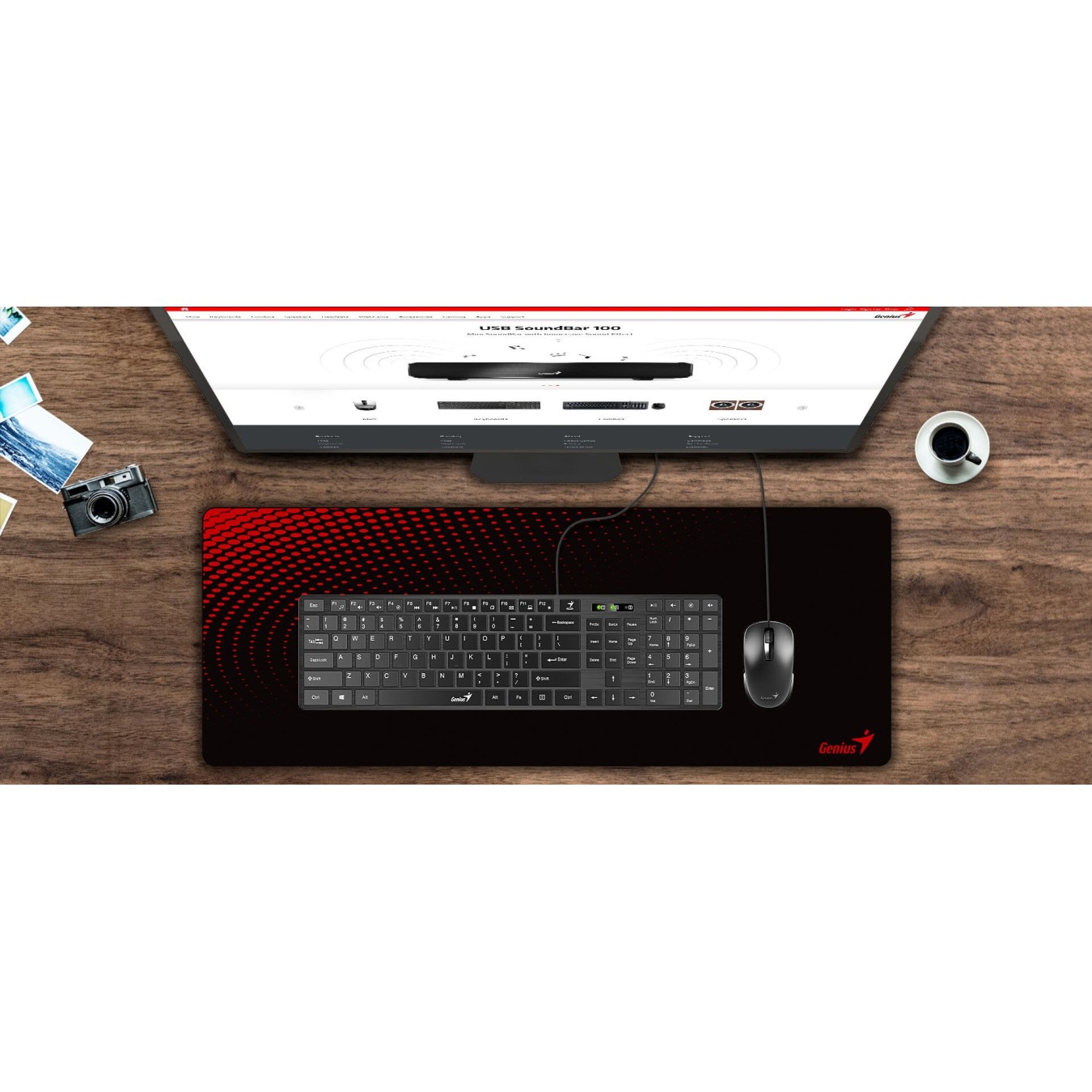 Genius G-Pad 700S Large Mouse Pad – 700x300x3mm | Armenius Store
