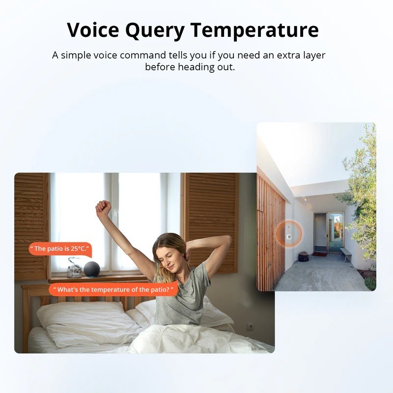 Buy Sonoff Zigbee Smart Temperature & Humidity Sensor - SNZB-02WD - IP65 for Out... in Cyprus, Nicosia, Limassol, Larnaka, Pafos