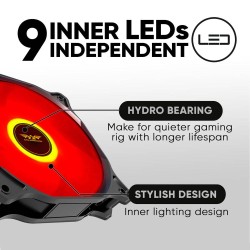 Armaggeddon Core-12 Red 120mm Case Fan CORE12RED (Boxed) — Buy in Cyprus with Fast Delivery