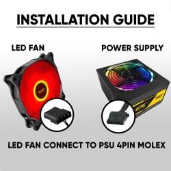 Buy Armaggeddon Fan - CORE-12 - Red Fan in Cyprus, Nicosia, Limassol, Larnaka, Pafos