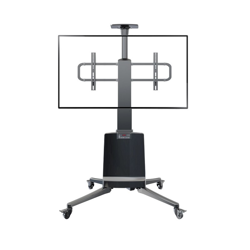 Buy NBMounts Motorized TV Trolley - TW85 - up to 85'' & 68Kg Max Height 1.65m in Cyprus, Nicosia, Limassol, Larnaka, Pafos
