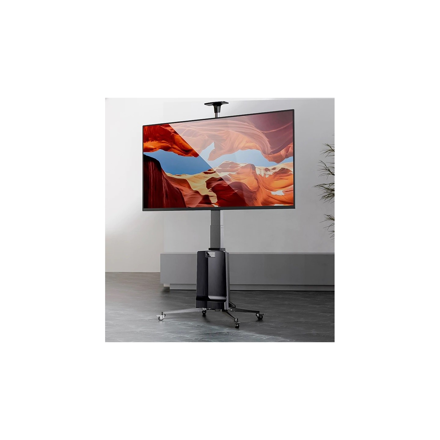 NBMounts Motorized TV Trolley - TW85 - up to 85'' & 68Kg Max Height 1.65m — Buy in Cyprus with Fast Delivery