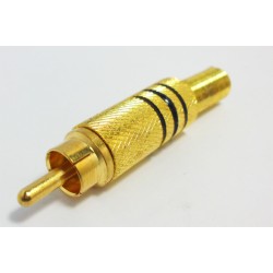 Buy DigitMX RCA Plug - DMX-RCAB - Gold Black in Cyprus, Nicosia, Limassol, Larnaka, Pafos