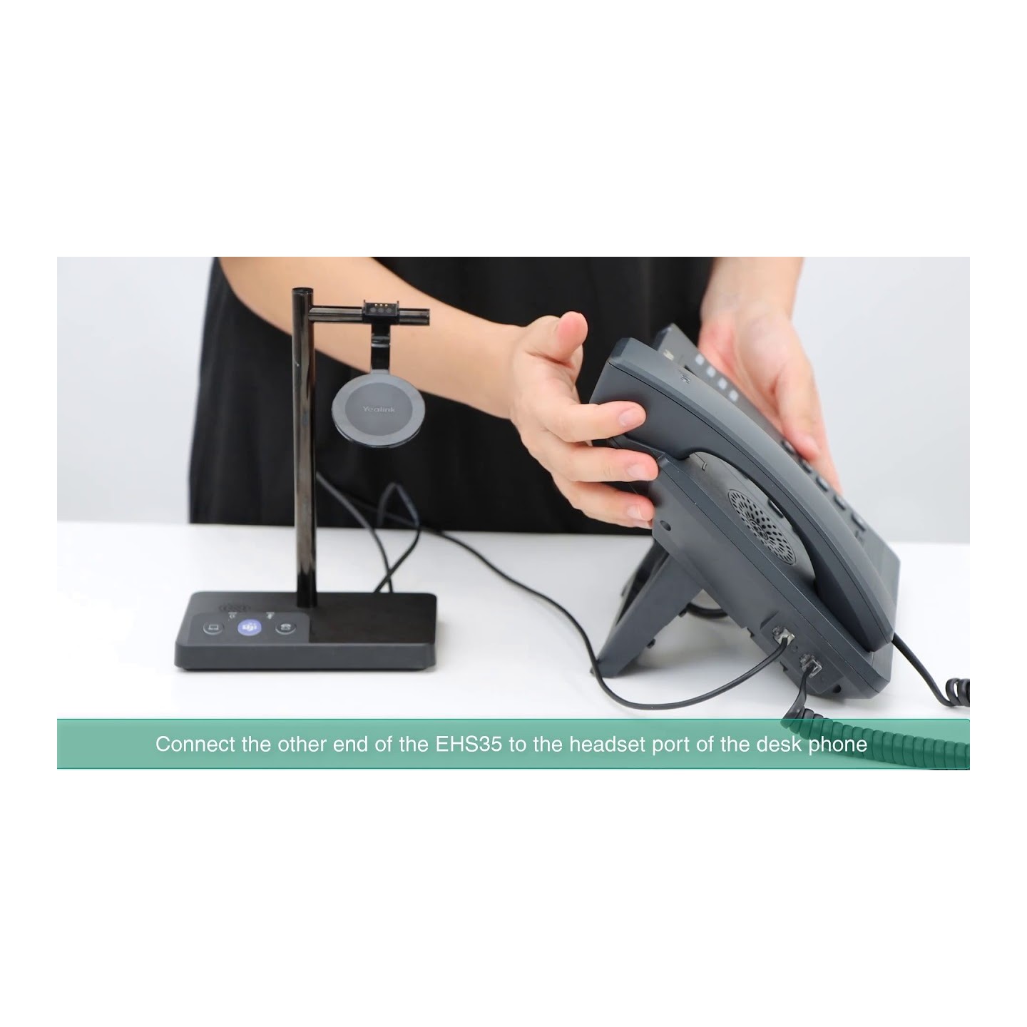 Yealink Headset Adapter - EHS35 - for Wireless Headset WH62 WH63 to T3X Phone Series — Buy in Cyprus with Fast Delivery