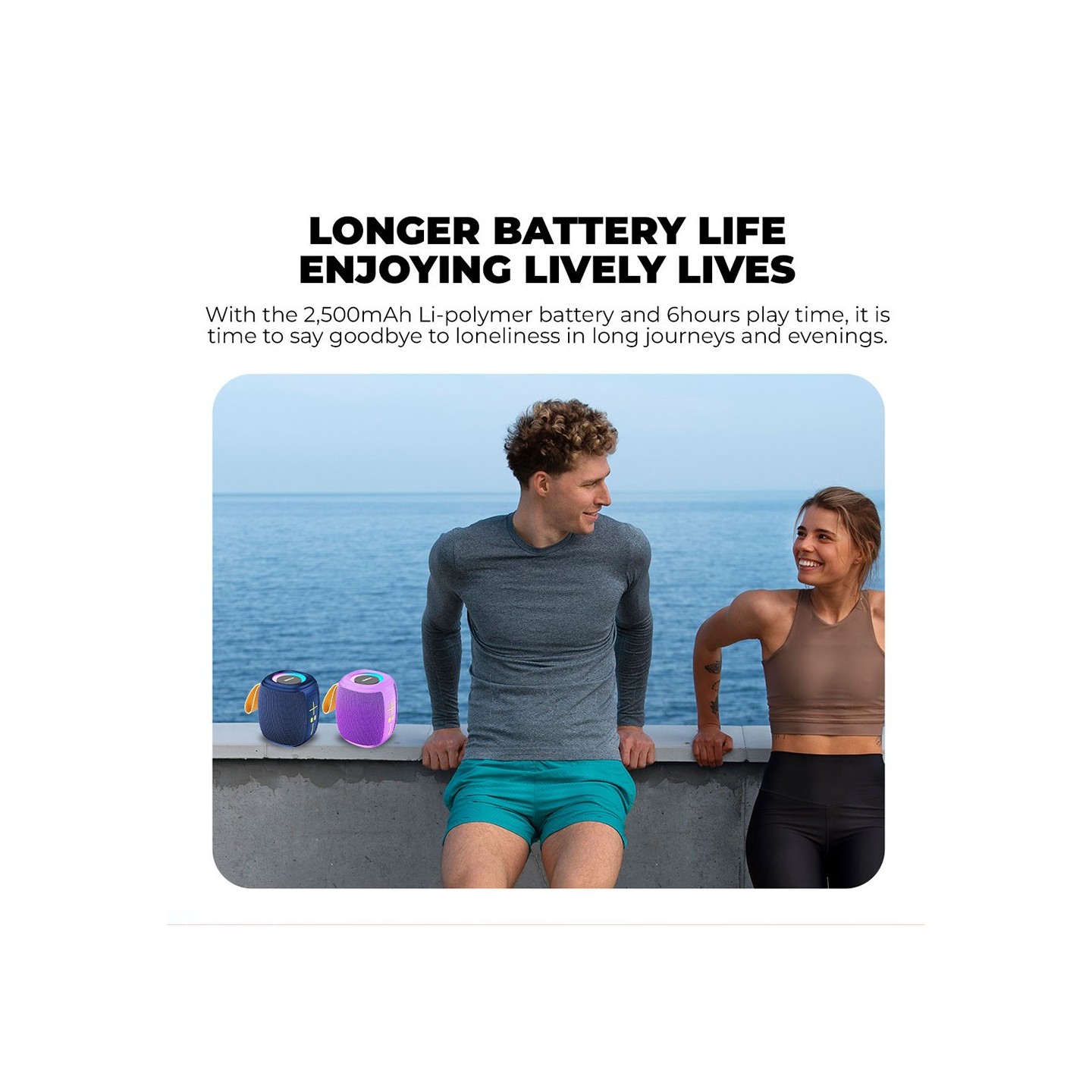 SonicGear Portable Speaker - SONICGO! 5 - TWS BT USB FM RGB Storm White — Buy in Cyprus with Fast Delivery