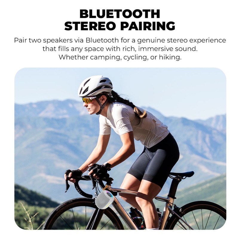 Buy SonicGear Portable Speaker - SONICGO! 5 - TWS BT USB FM RGB Storm White in Cyprus, Nicosia, Limassol, Larnaka, Pafos