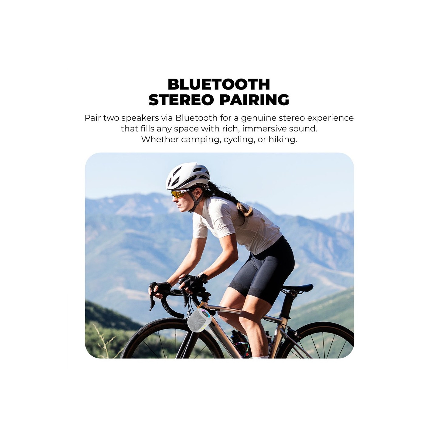 SonicGear Portable Speaker - SONICGO! 5 - TWS BT USB FM RGB Storm White — Buy in Cyprus with Fast Delivery