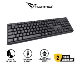 Buy Alcatroz Keyboard - KB1000 - Silent Wired in Cyprus, Nicosia, Limassol, Larnaka, Pafos