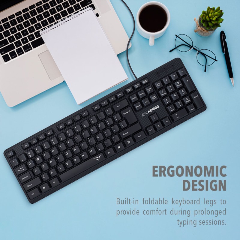 Buy Alcatroz Keyboard - KB1000 - Silent Wired in Cyprus, Nicosia, Limassol, Larnaka, Pafos