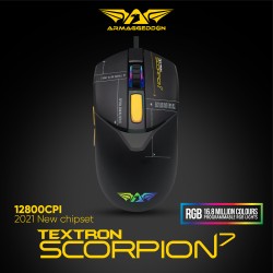 Armaggeddon Scorpion 7 Lite Wired RGB Gaming Mouse - 12800 CPI (Boxed) — Buy in Cyprus with Fast Delivery