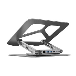 Buy Unitek Laptop Stand with USB Hub - D1109A - 4K60Hz HDMI + Gb LAN + PD100W in Cyprus, Nicosia, Limassol, Larnaka, Pafos