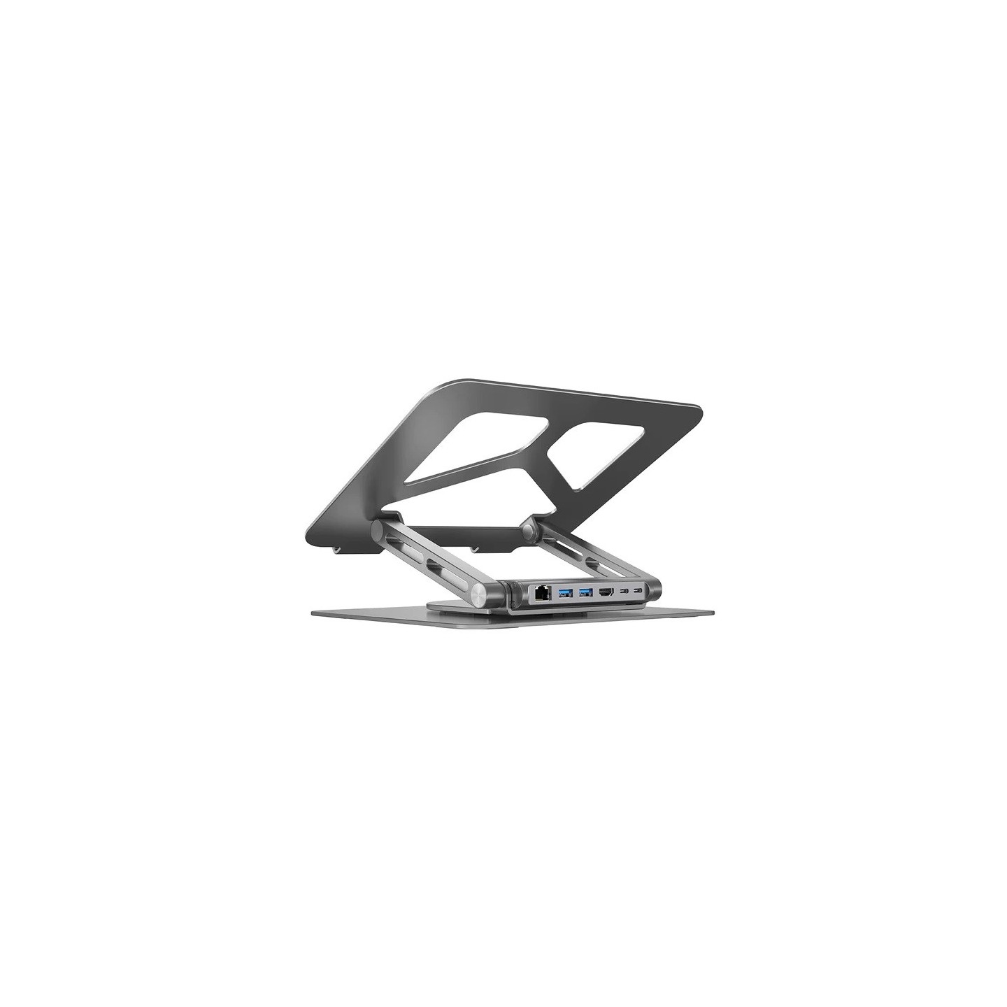Unitek Laptop Stand with USB Hub - D1109A - 4K60Hz HDMI + Gb LAN + PD100W — Buy in Cyprus with Fast Delivery