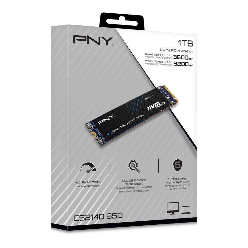 Buy PNY SSD M.2 NVMe PCIe Gen4 1TB - CS2140 - in Cyprus, Nicosia, Limassol, Larnaka, Pafos