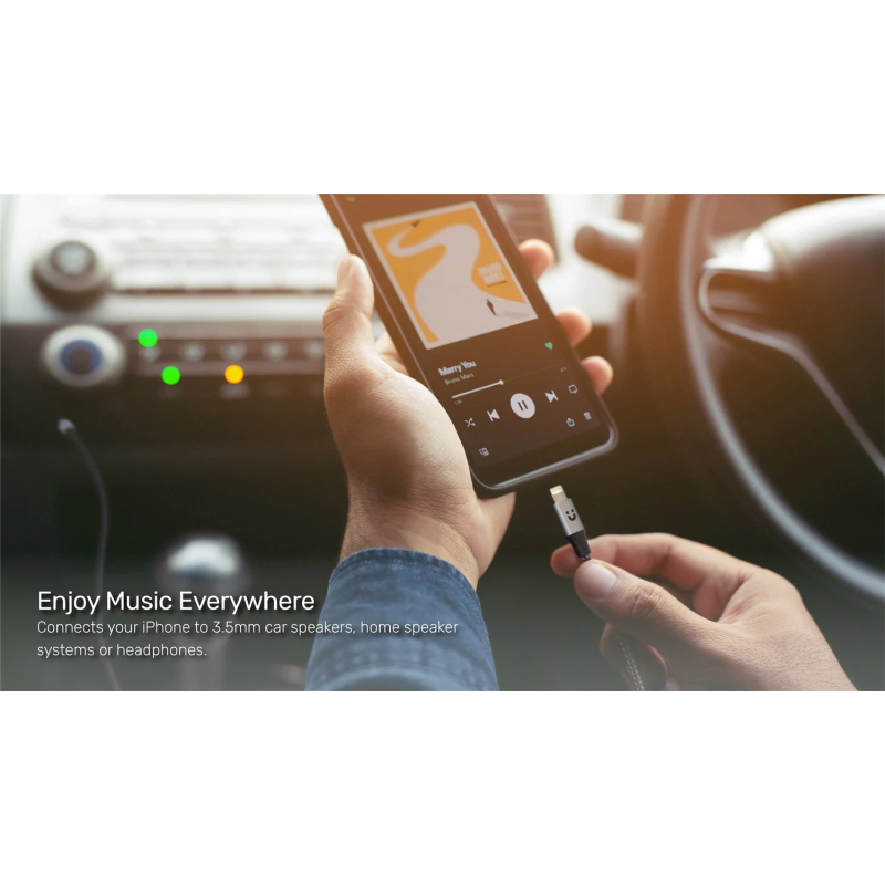 Buy Unitek Lightning to 3.5mm Audio Cable - M1209A - Lightning to 3.5mm Audio Ca... in Cyprus, Nicosia, Limassol, Larnaka, Pafos