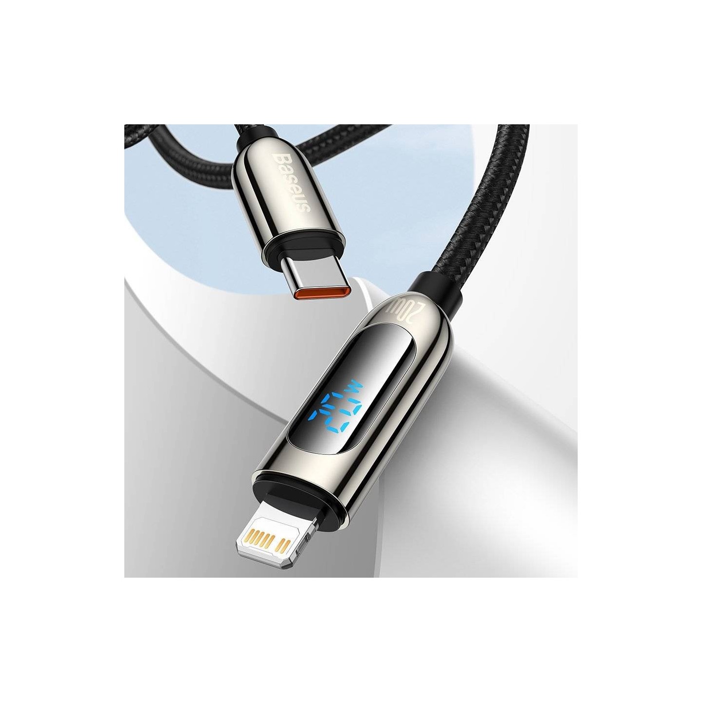 Baseus Cable Lightning to USB-C - Display, 20W, 1m, Black — Buy in Cyprus with Fast Delivery
