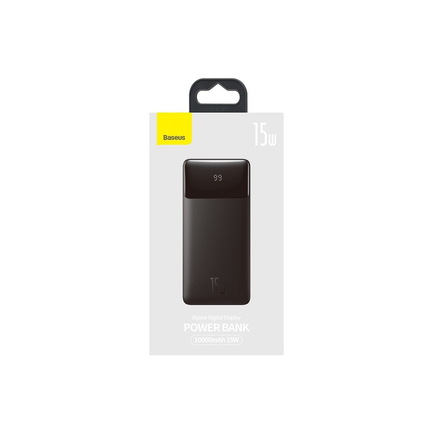 Baseus Powerbank - 15W 10000mAh Bipow Black — Buy in Cyprus with Fast Delivery