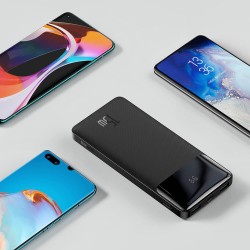 Baseus Powerbank - 15W 10000mAh Bipow Black — Buy in Cyprus with Fast Delivery