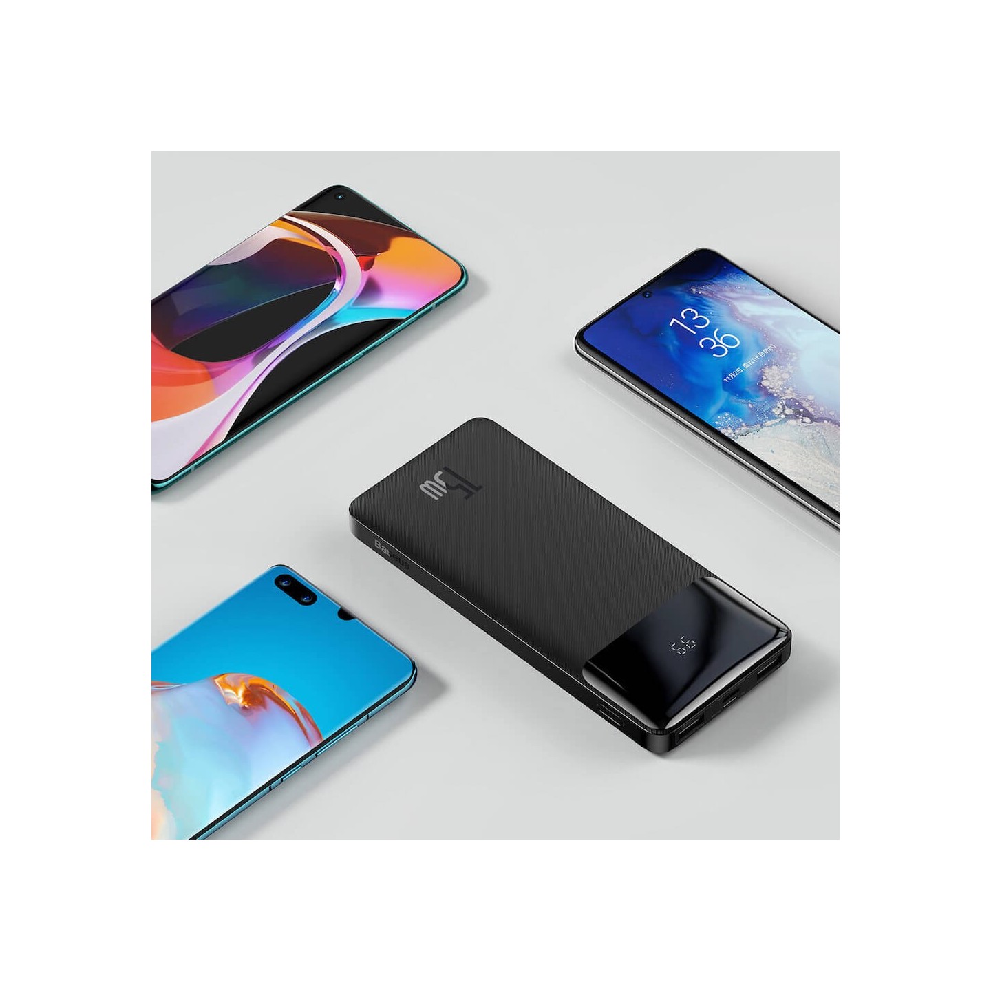 Baseus Powerbank - 15W 10000mAh Bipow Black — Buy in Cyprus with Fast Delivery