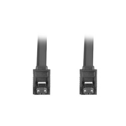 Buy Lanberg SATA III 6Gbps Cable - 50cm Black in Cyprus, Nicosia, Limassol, Larnaka, Pafos