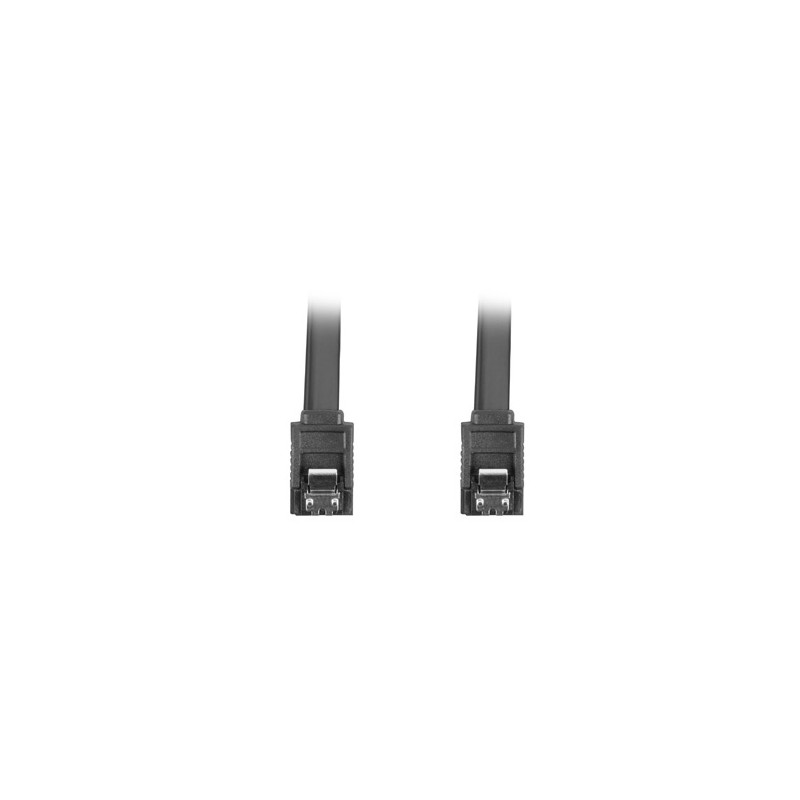 Buy Lanberg SATA III 6Gbps Cable - 50cm Black in Cyprus, Nicosia, Limassol, Larnaka, Pafos