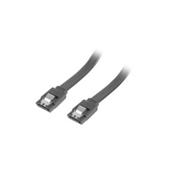 Buy Lanberg SATA III 6Gbps Cable - 50cm Black in Cyprus, Nicosia, Limassol, Larnaka, Pafos