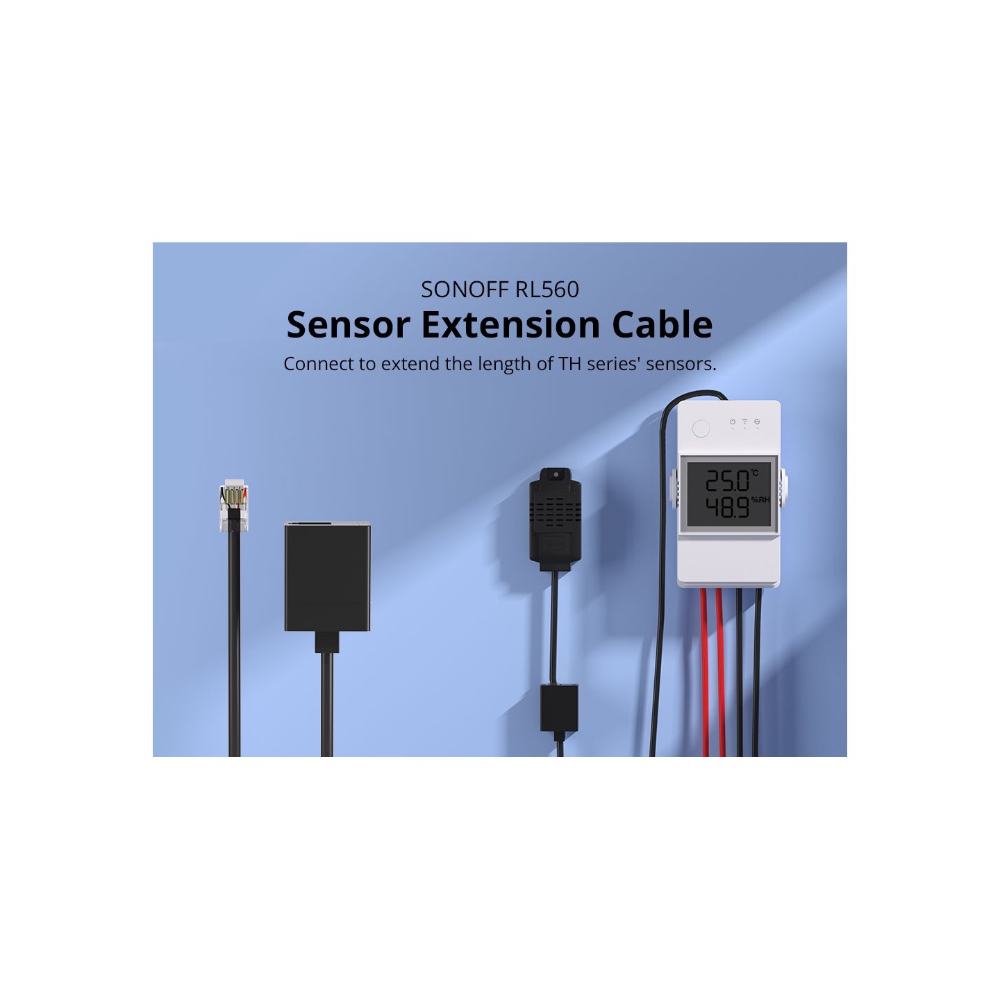 Sonoff Smart Sensor - RL560 - 5m Extention Cable ( RJ9 ) — Buy in Cyprus with Fast Delivery